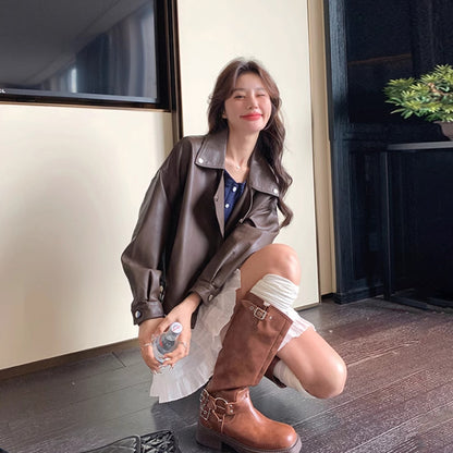 【アウター】メラード 春秋 トレンド インフルエンサー人気 爆款 ショートジャケット【JZシリーズ】