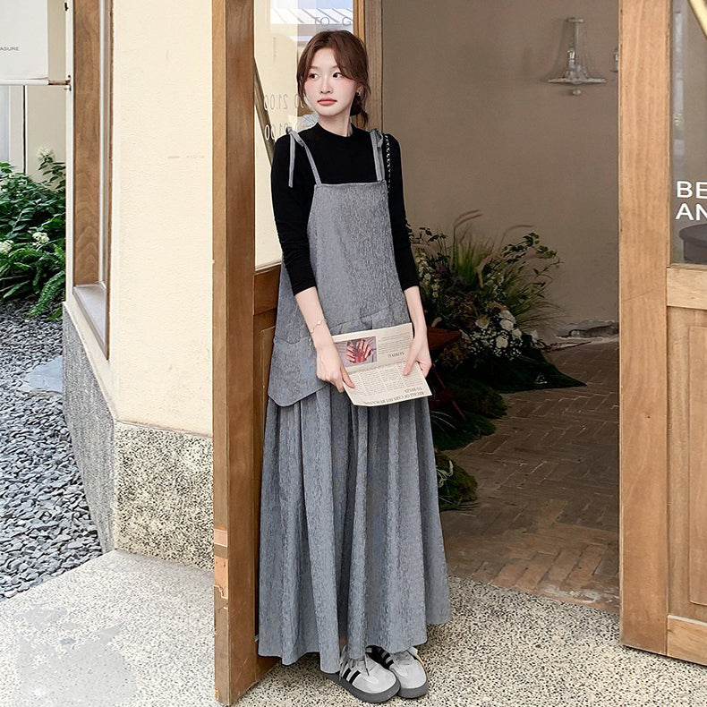 2点セット！【セットアップ】おしゃれトップス＋キャミソールワンピースセット レディース 春夏コーデ トレンド感 大人可愛い【JZシリーズ】