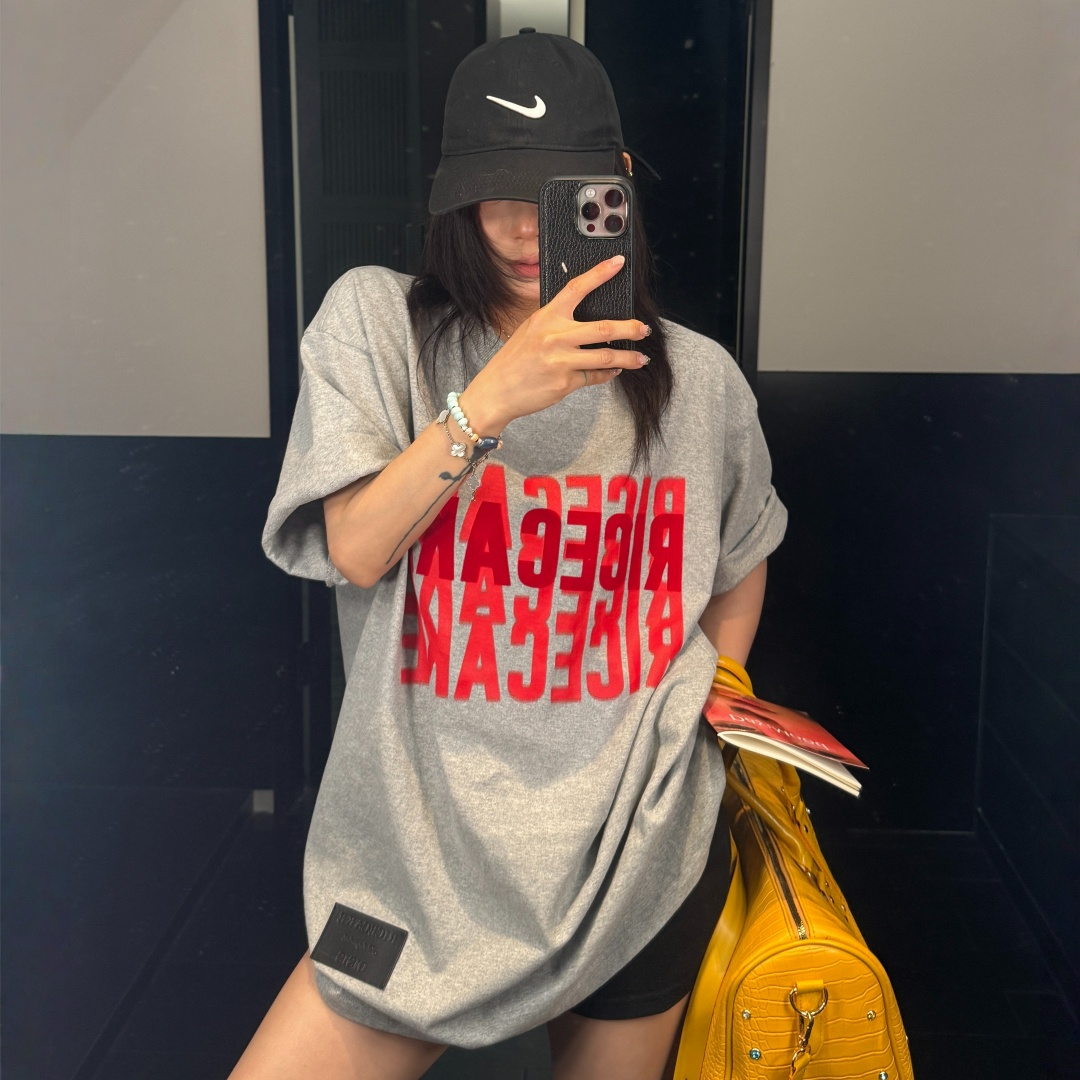 【トップス】レトロ リラックス感 フロッキープリント アメリカンリラックス オーバーサイズ Ｔシャツ 【FCシリーズ】