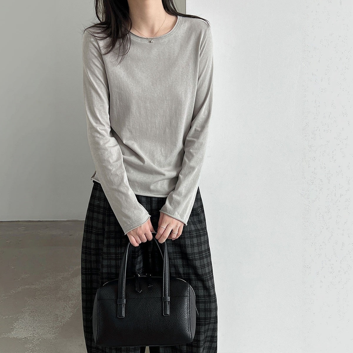 期間限定🍂60%OFF【トップス】ロールアップ ベーシック 肌触りの良い インナー Ｔシャツ 【JZシリーズ】