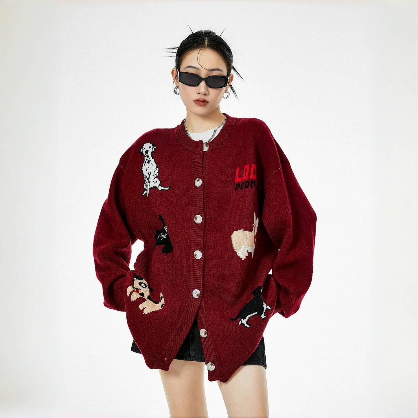 【アウター】キュート 春秋 ストリート ニット カーディガン ジャケット 【FCシリーズ】