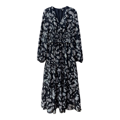 【ワンピース】ウエストマーク 春 秋 冬 細見え 長袖 ワンピース 【SHシリーズ】