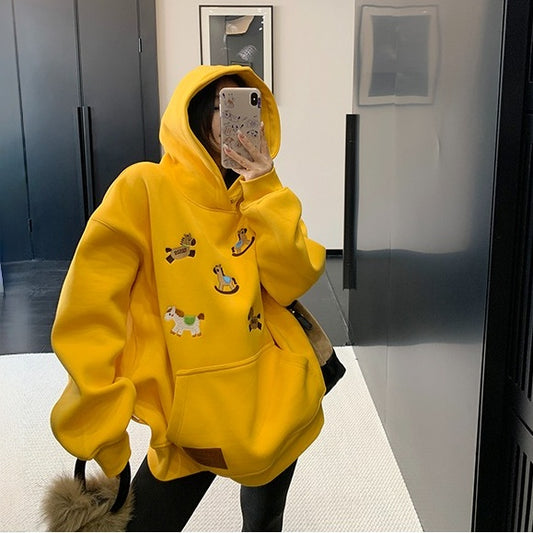 【トップス】 裏起毛 ポニー ポニー フード付き 春 秋 冬 フード付き パーカー 【FCシリーズ】