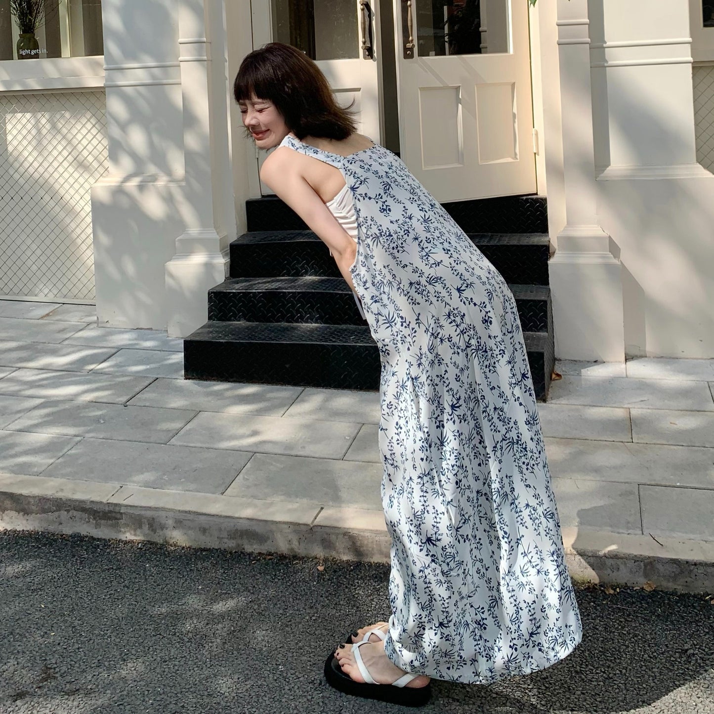 【ボトムス】夏新作 オーバーサイズ  ルーズシルエットで抜け感コーデ ゆったりリラクシーオールインワン【SHシリーズ】