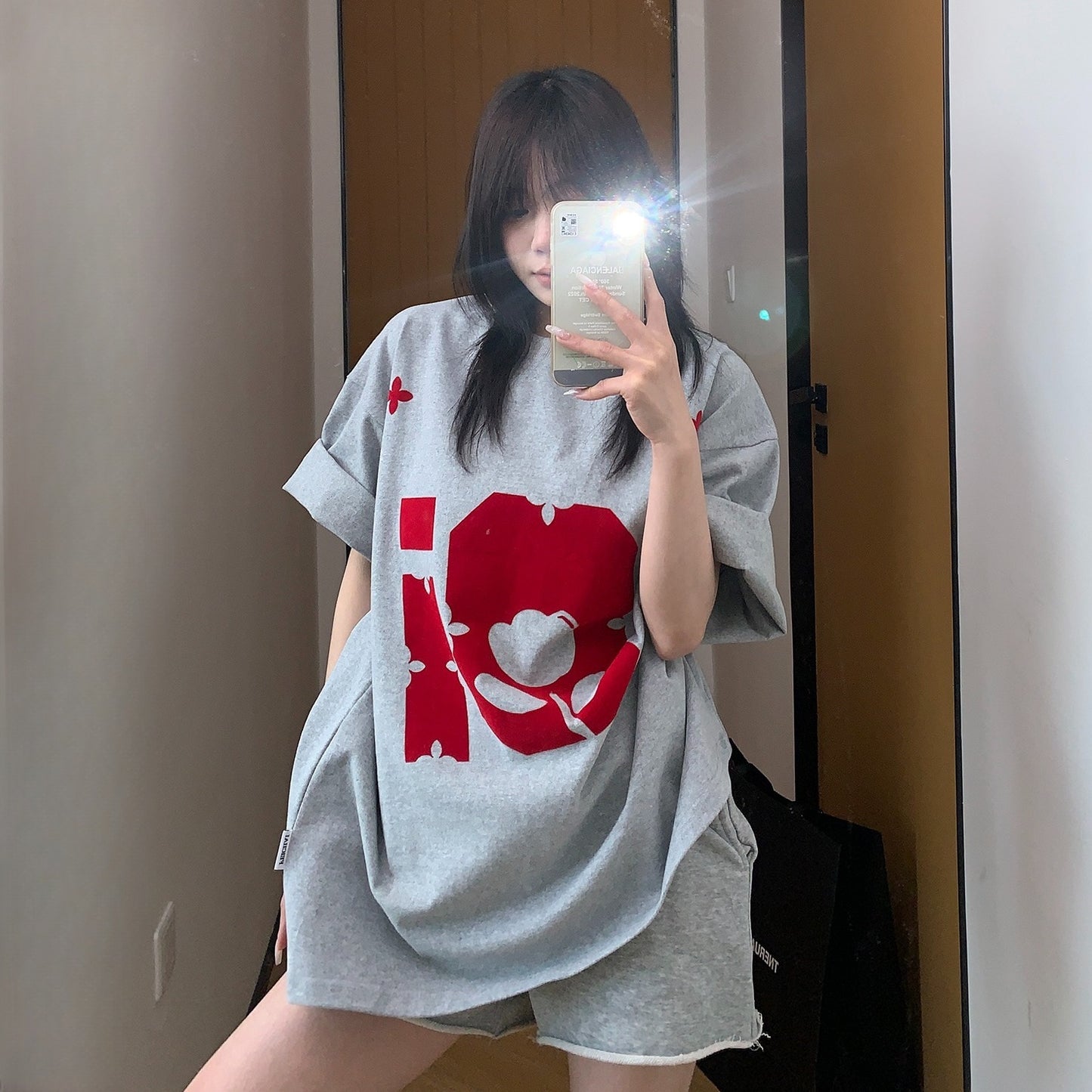 【トップス】夏 300g ルーズ プリント 半袖 Ｔシャツ 【FCシリーズ】