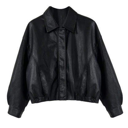 【アウター】春 秋 高見え PUレザー ファッショナブルでカジュアル ジャケット  【JZシリーズ】