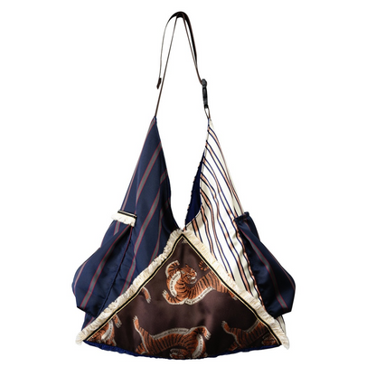 【バッグ】春 秋 夏 冬 ネオ中華風 大容量 斜めがけバッグ  【SHシリーズ】