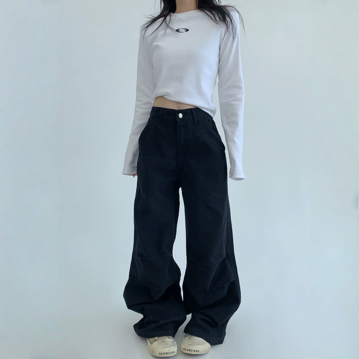 【ボトムス】春 秋 冬 レトロ ヴィンテージ加工 ワークパンツ 【FCシリーズ】