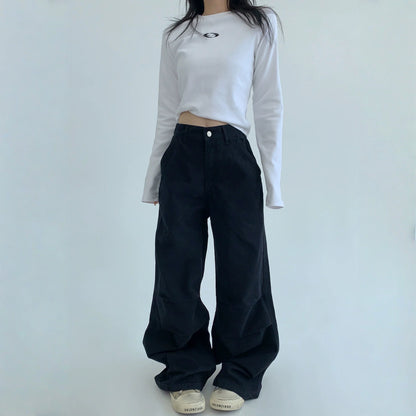 【ボトムス】春 秋 冬 レトロ ヴィンテージ加工 ワークパンツ 【FCシリーズ】