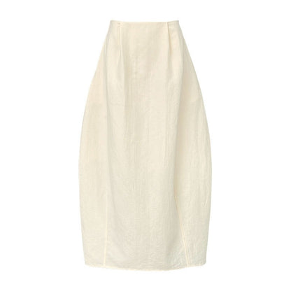 【ボトムス】夏 無地 エレガント バルーンスカート 【SNシリーズ】