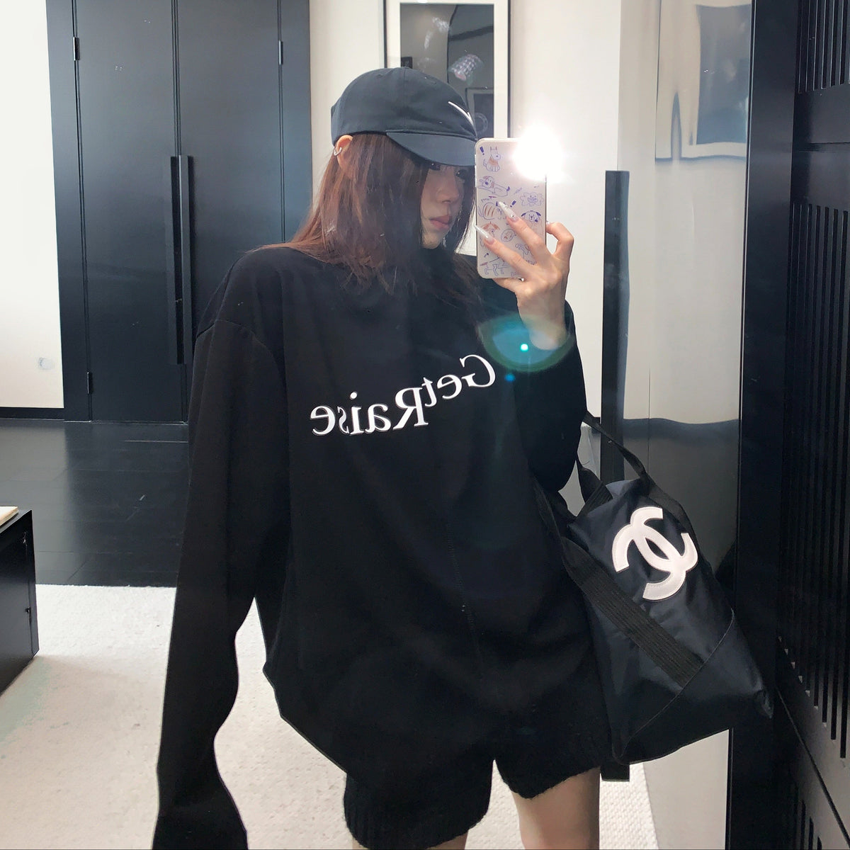 【トップス】アルファベット 抜け感のある 長袖 Ｔシャツ 【FCシリーズ】