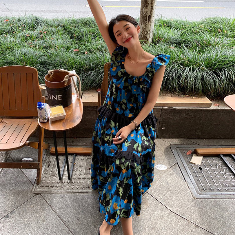 【ワンピース】人気レース ノースリーブワンピース｜ロールスリーブ×深Vネックの大人カジュアル長袖ドレス【SHシリーズ】