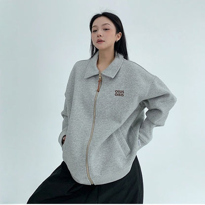 【アウター】春 秋 冬 刺繍 リラックス感 テーラード ジャケット 【FCシリーズ】