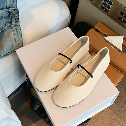 【シューズ】シンプル ソフトソール メリージェーンシューズ レディース バレエシューズ パンプス フラットシューズ