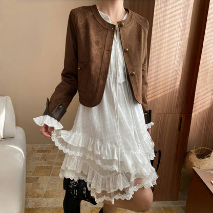 【ワンピース】春秋 存在感抜群 スウィート 若見え 高品質 長袖ワンピース【SNシリーズ】