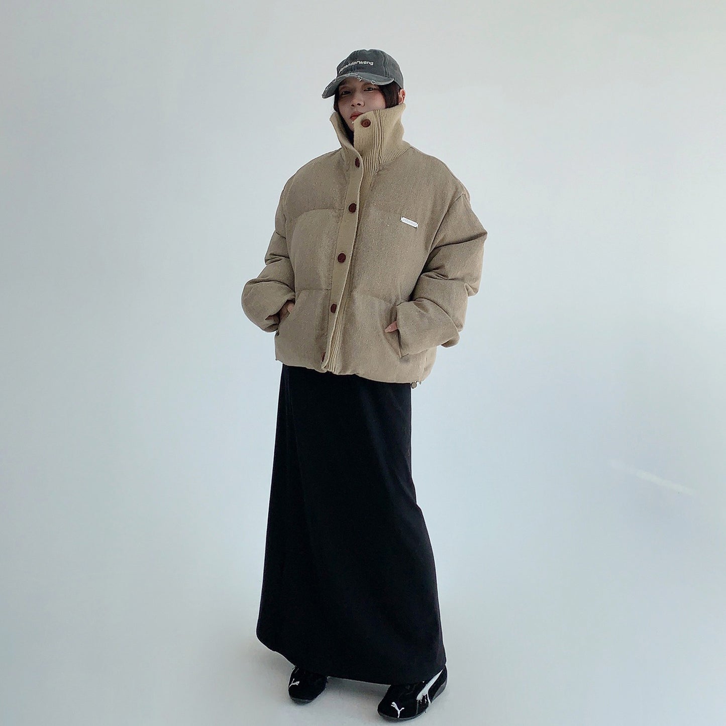 【アウター】防寒もおしゃれも叶う✨ショート丈中綿ジャケット レディース レトロデザイン 綿入れコート【FCシリーズ】