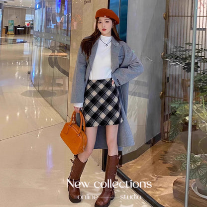 【60%OFF⭐️早い者勝ち】【トップス】★万能コーデ★ ハーフハイネック ニットトップス・ニットＴシャツ【JZシリーズ】