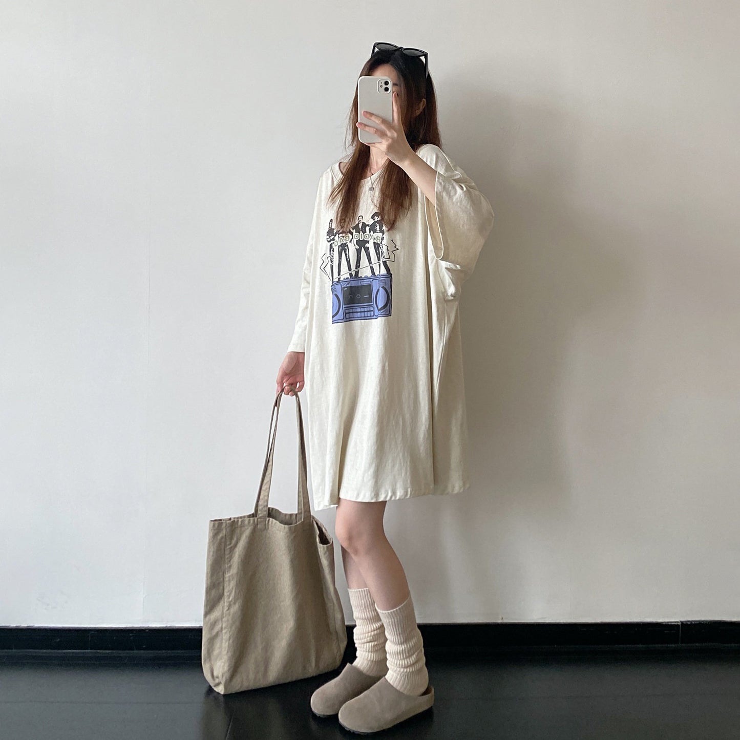 【トップス】アシンメトリーTシャツ レディース 半袖 オーバーサイズ ロング丈【FCシリーズ】