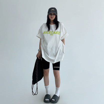 [上衣] 夏季加大尺寸，後背奢華logo印花，100%純棉，短袖T卹[FC系列] 