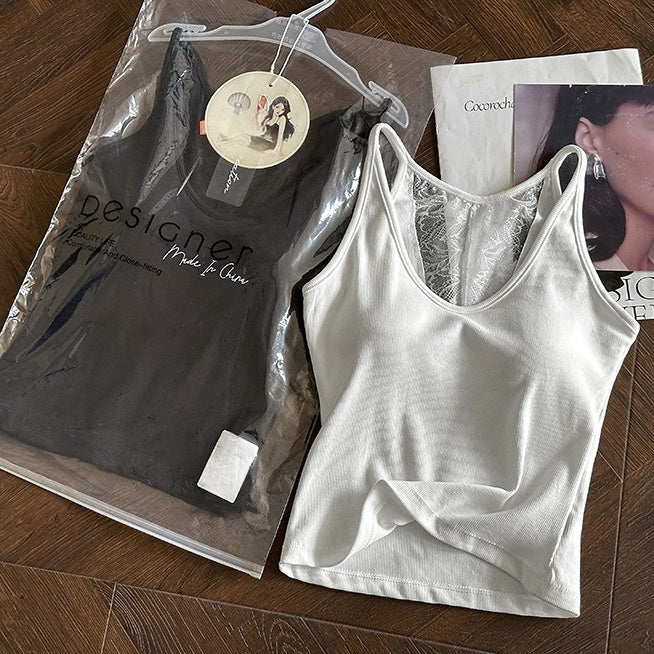 【トップス】セクシー レース キャミソール デザイン性 キャミソール 【JZシリーズ】