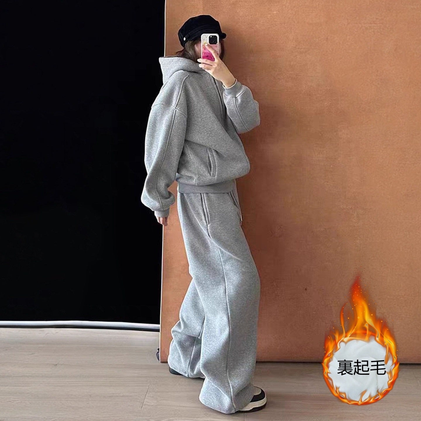 【セットアップ】韓国風 OOTD カジュアル 合わせやすい ジャケット+パンツ 2点セット【FCシリーズ】