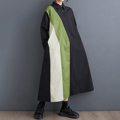 【60%OFF⭐️早い者勝ち】【ワンピース】ゆったり 大きいサイズ ピンチバック チュニックドレス シンプル カジュアル 通勤 スウィート 長袖 ワンピース【JZシリーズ】