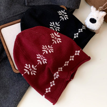【グッズ】ニットキャップ 新作 ルーズシルエット 小顔効果 保温帽 レディース ハット