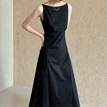 【ワンピース】夏 オフショルダー ウエストマーク＊細見え ノースリーブ ワンピース 【JZシリーズ】