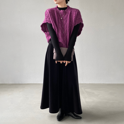 【ボトムス】❄️冬必須！あったかベロアスカート Aラインフレア レディース 高級感【JZシリーズ】