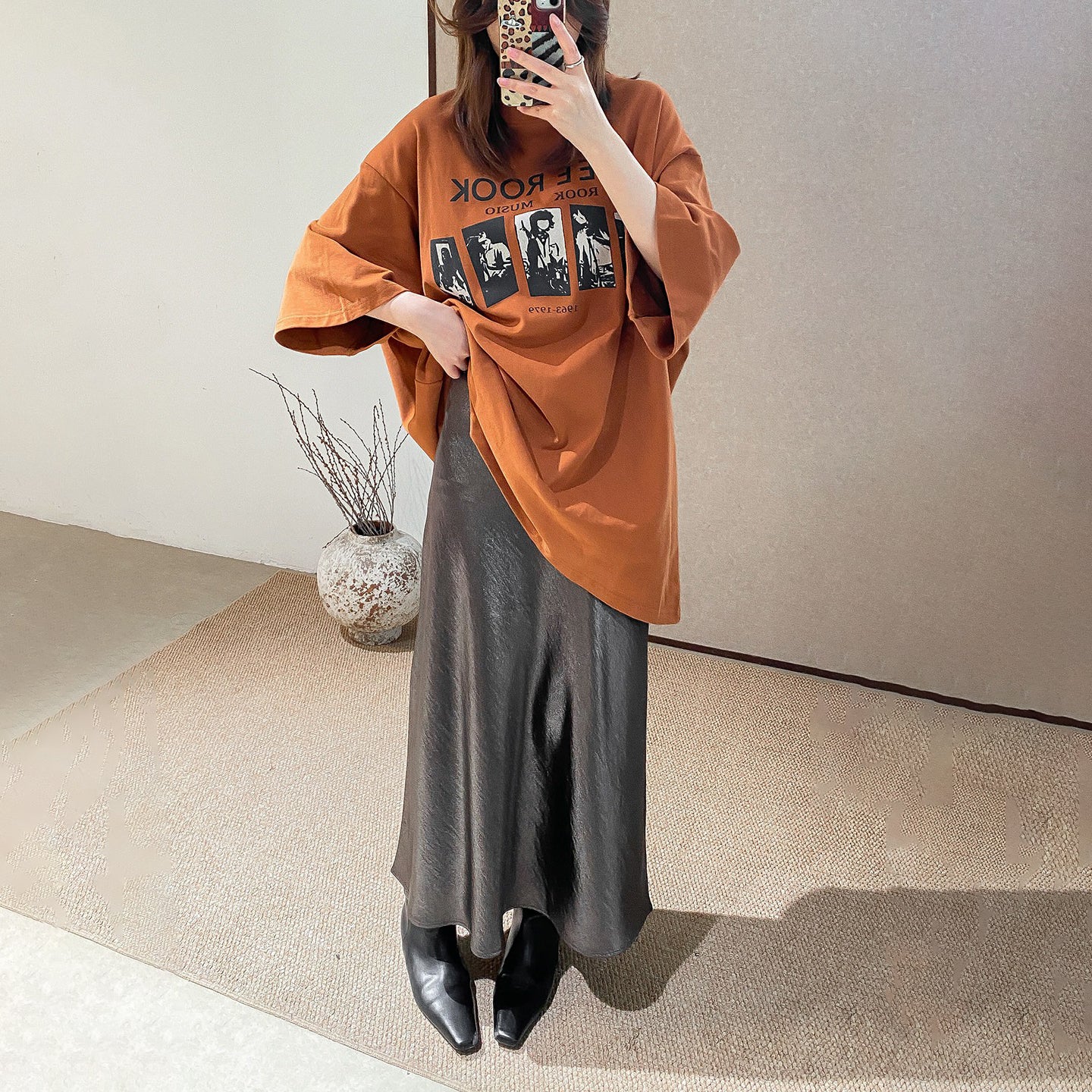 【トップス】プリント Tシャツ｜上質 長絨綿使用｜オーバーサイズ ビッグシルエット半袖【JZシリーズ】