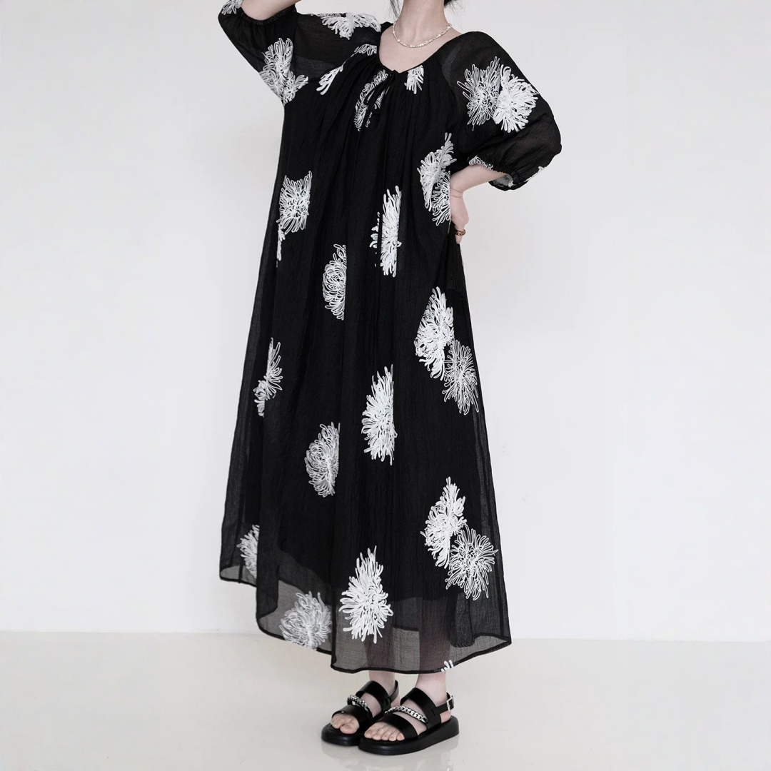 【ワンピース】テンセル 上品 ふんわり リラックス感 ロングワンピース 【SHシリーズ】