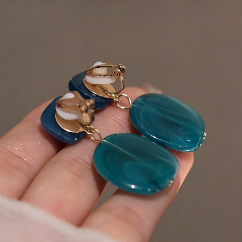 【グッズ】きれいめ ジオメトリック デザイン ピアス イヤリング レディース 韓国風 小顔見え 高見え アクセサリー イヤーカフ
