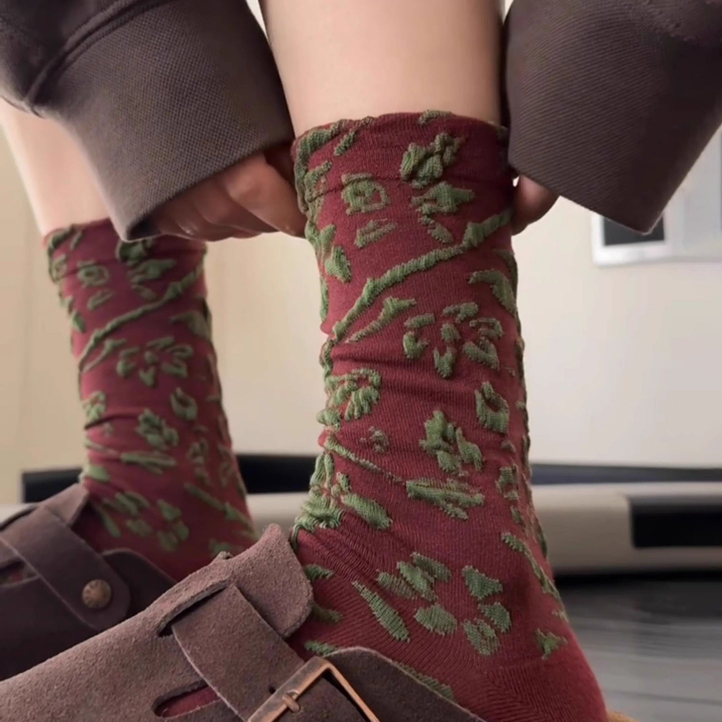 【グッズ】夏にぴったりのカラーリング！季節感たっぷり レトロな靴下 ♡【SHシリーズ】