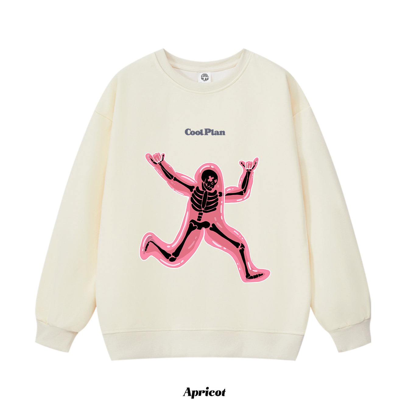 6カラー | M~3XL【トップス】ランニングスカル プリント クルーネックスウェット オーバーサイズ アメリカン ハイストリート ユニセックス 春秋 パーカー【FCシリーズ】