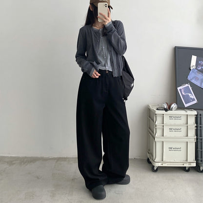 【ボトムス】春 秋 夏 冬ストレート ストリート風 デニム パンツ【FCシリーズ】