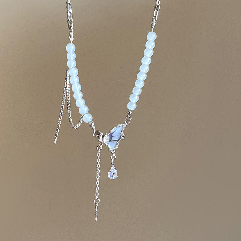 【🎁 B2G1｜先行スタート！】【グッズ】蝶モチーフ  ネックレス 女子向け 夏用 フェミニン 高級感 おしゃれ映え