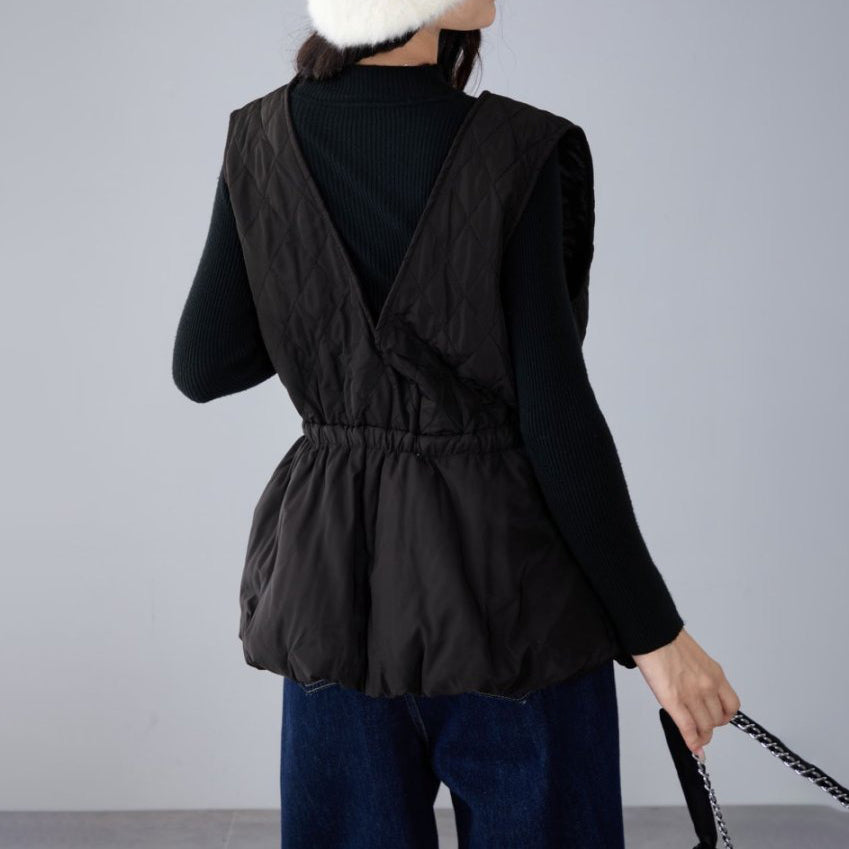 【トップス】日系 春秋新作 ノースリーブ Vネック ベスト