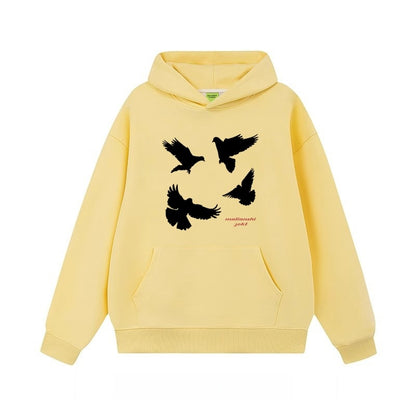 【トップス】ストリート プリント フード付き アバンギャルド ゆったり パーカー【FCシリーズ】