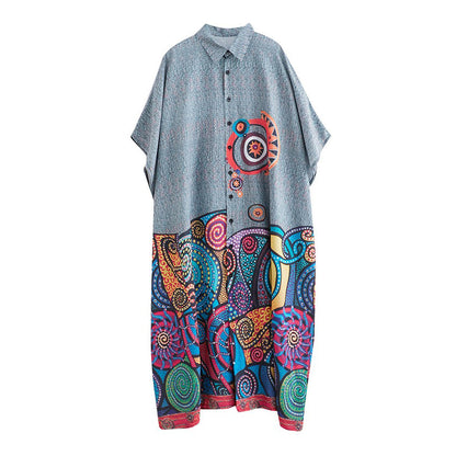 【ワンピース】特大サイズ レディース 夏新作 花柄 半袖 シャツワンピース ゆったり シルエット お腹カバー ロング丈 ミディワンピース
【SHシリーズ】