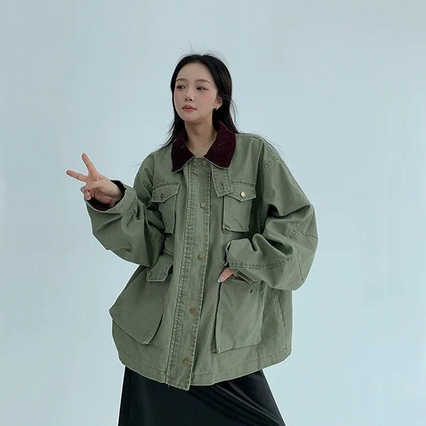 【アウター】春 秋 冬 バーンスタイル リラックス感 ワークウェア ジャケット 【FCシリーズ】