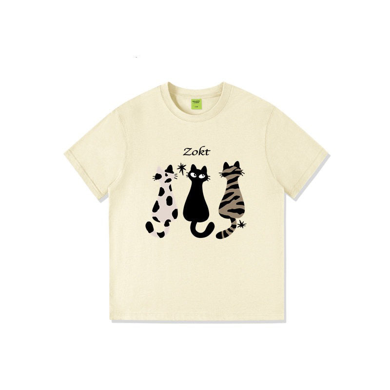 【トップス】人気急上昇 ヘビーウェイト 半袖Tシャツ レディース 夏トレンド アメリカンレトロ デザインカットソー【FCシリーズ】