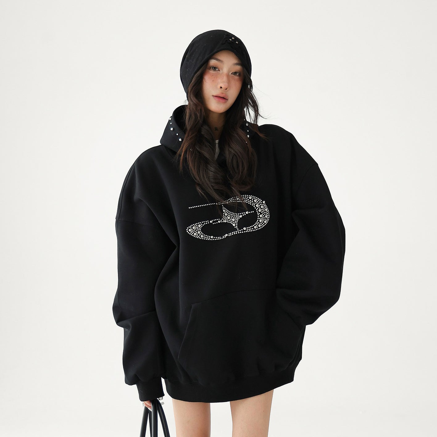 【トップス】✨上品に輝く ゆるめ×抜け感フーディー レディース パーカー【FCシリーズ】