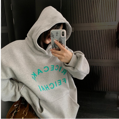 【トップス】裏起毛 春 秋 冬 立体プリント フード付き パーカー 【FCシリーズ】