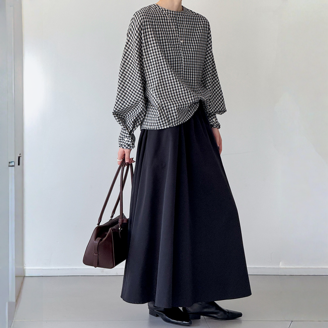 【トップス】春 秋 冬トレンド  格子柄 シャツ 【JZシリーズ】