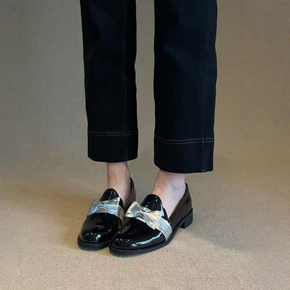 【シューズ】太ヒール ローファー パンプス 【JZシリーズ】