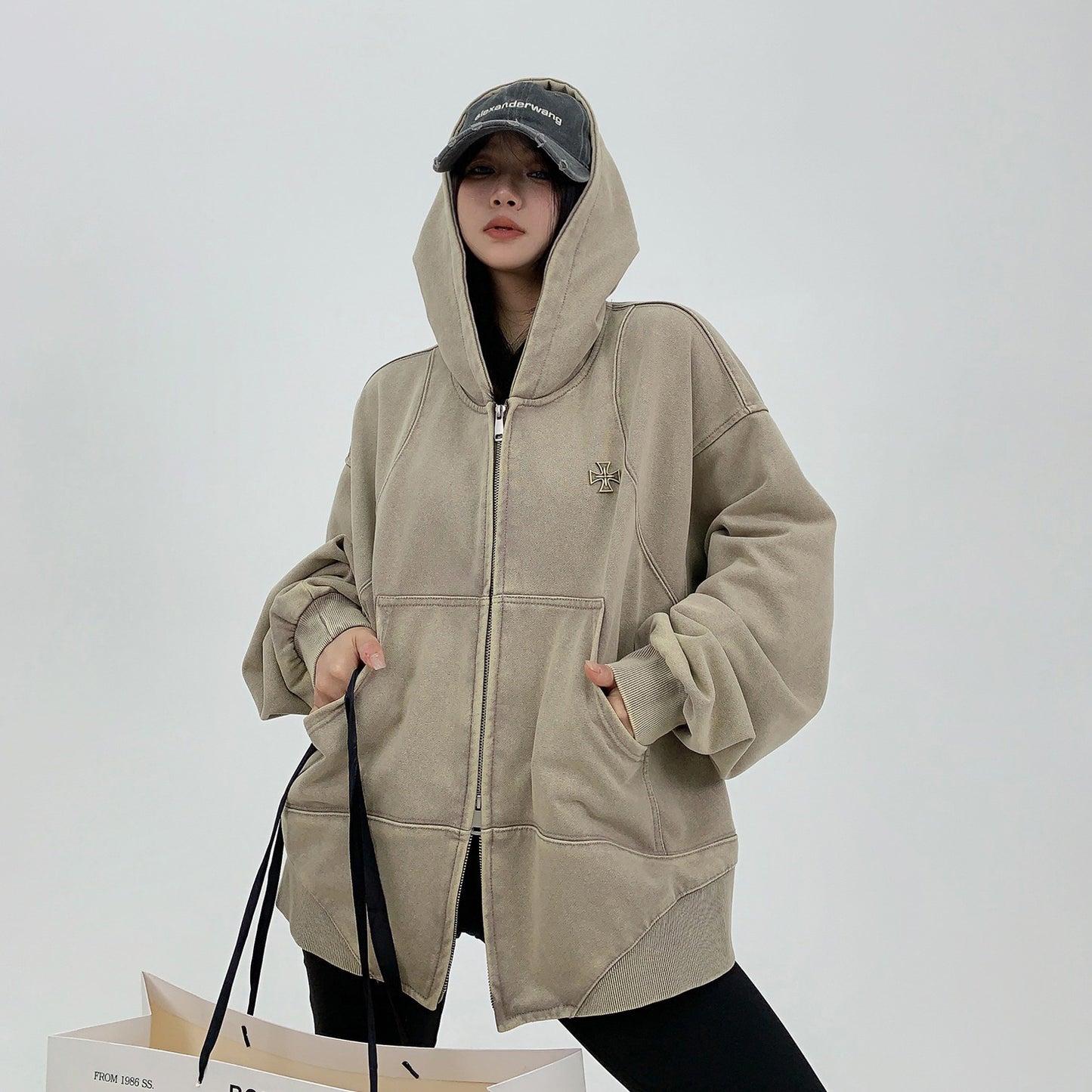 [外套] 美式春秋復古連帽外套 [FC系列]