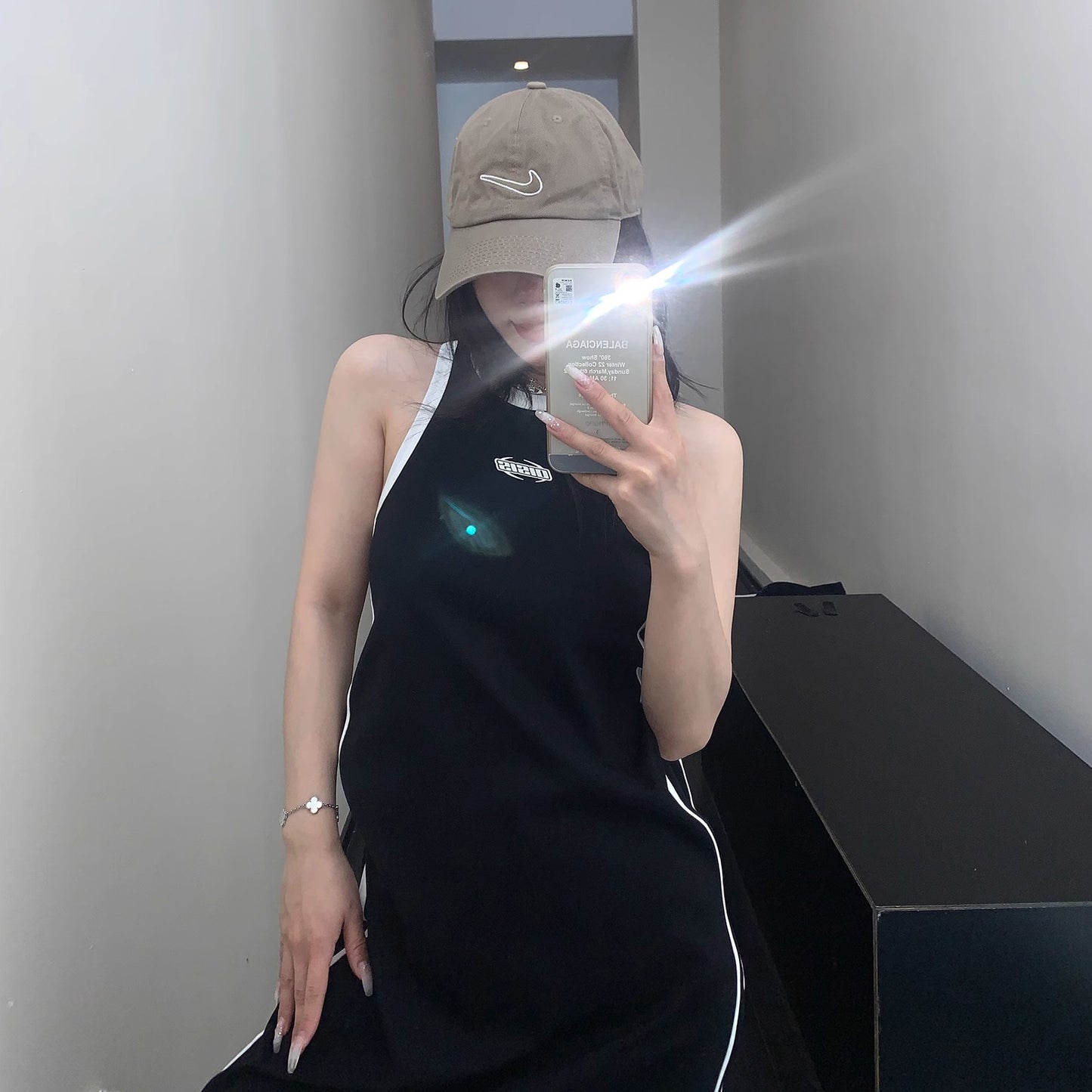[洋裝] 奢華夏季新品，簡約設計，顯瘦效果，長無袖洋裝[FC系列]