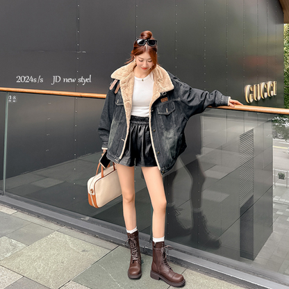 【シューズ】春 秋 冬 サイドジップ ラウンドトゥ バイカーブーツ 【JZシリーズ】