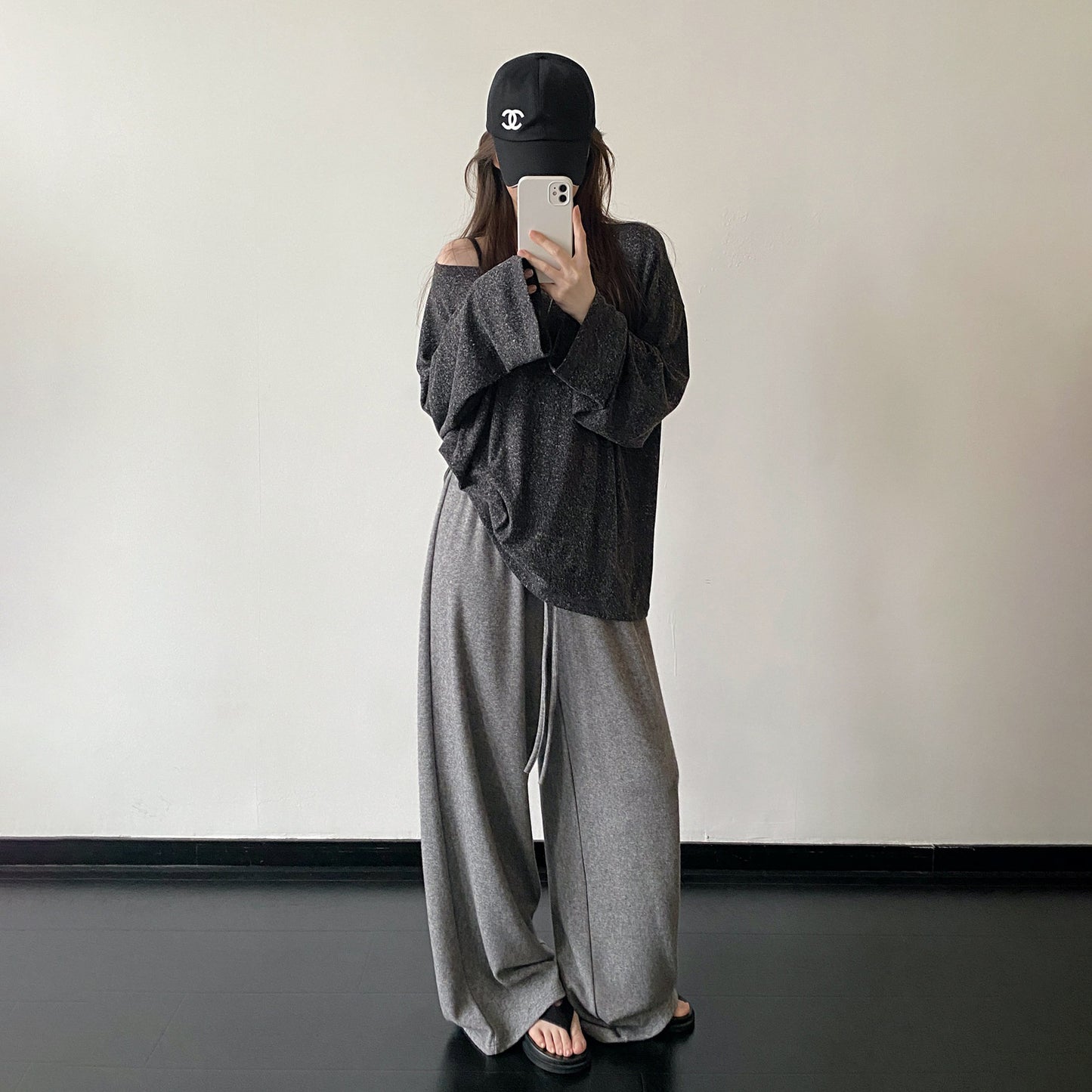 【ボトムス】ワイドパンツ レディース 細見え ハイウエスト 美脚 落ち感 ストレッチ ゆったり カジュアル 春夏【FCシリーズ】
