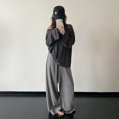 【ボトムス】ワイドパンツ レディース 細見え ハイウエスト 美脚 落ち感 ストレッチ ゆったり カジュアル 春夏【FCシリーズ】